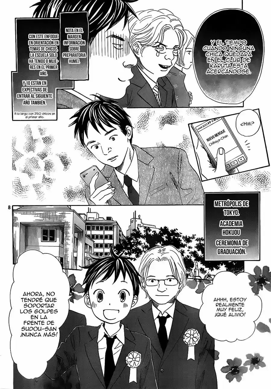 Chihayafuru capítulo 136, página 9