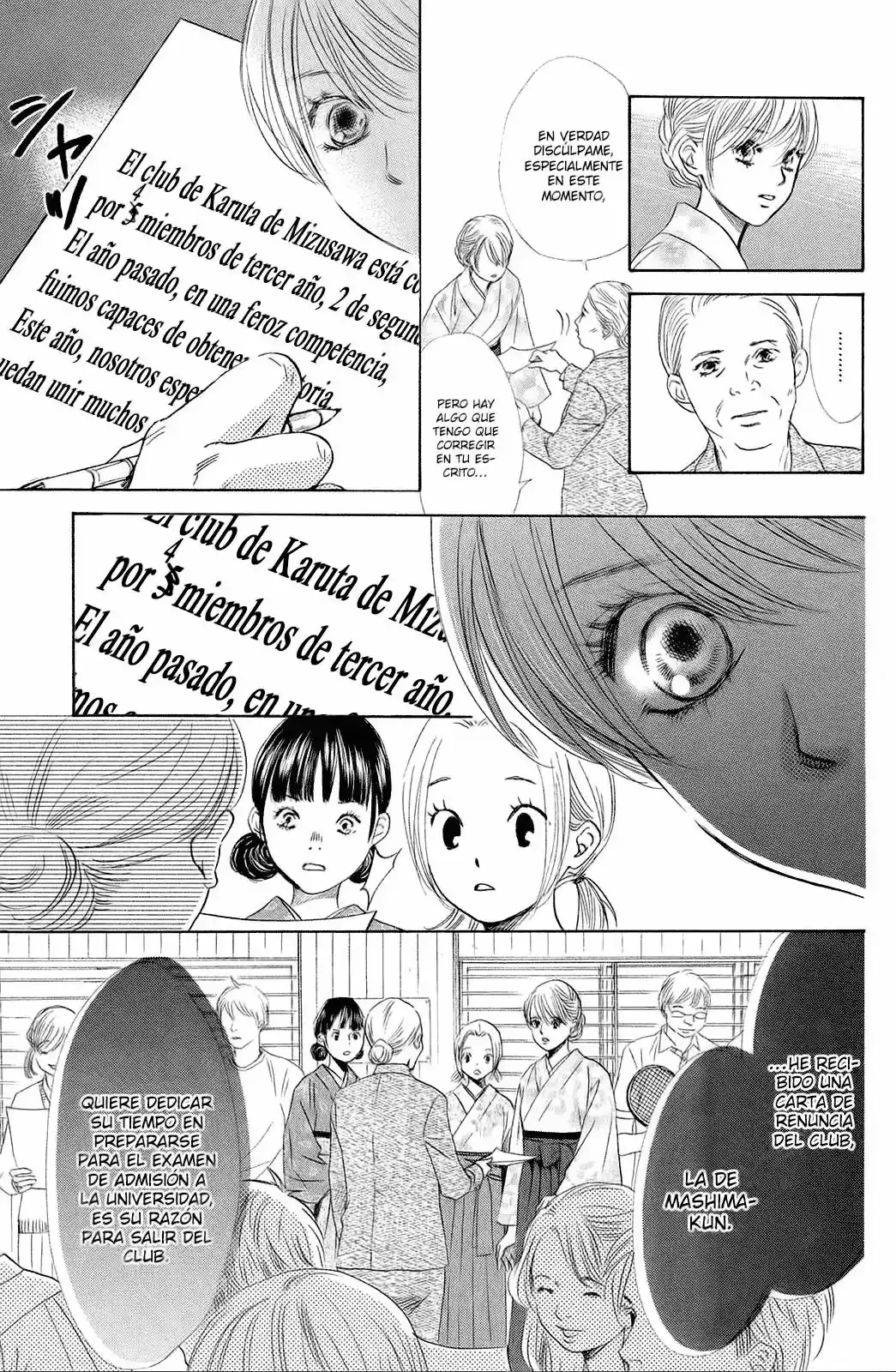 Chihayafuru capítulo 138, página 26