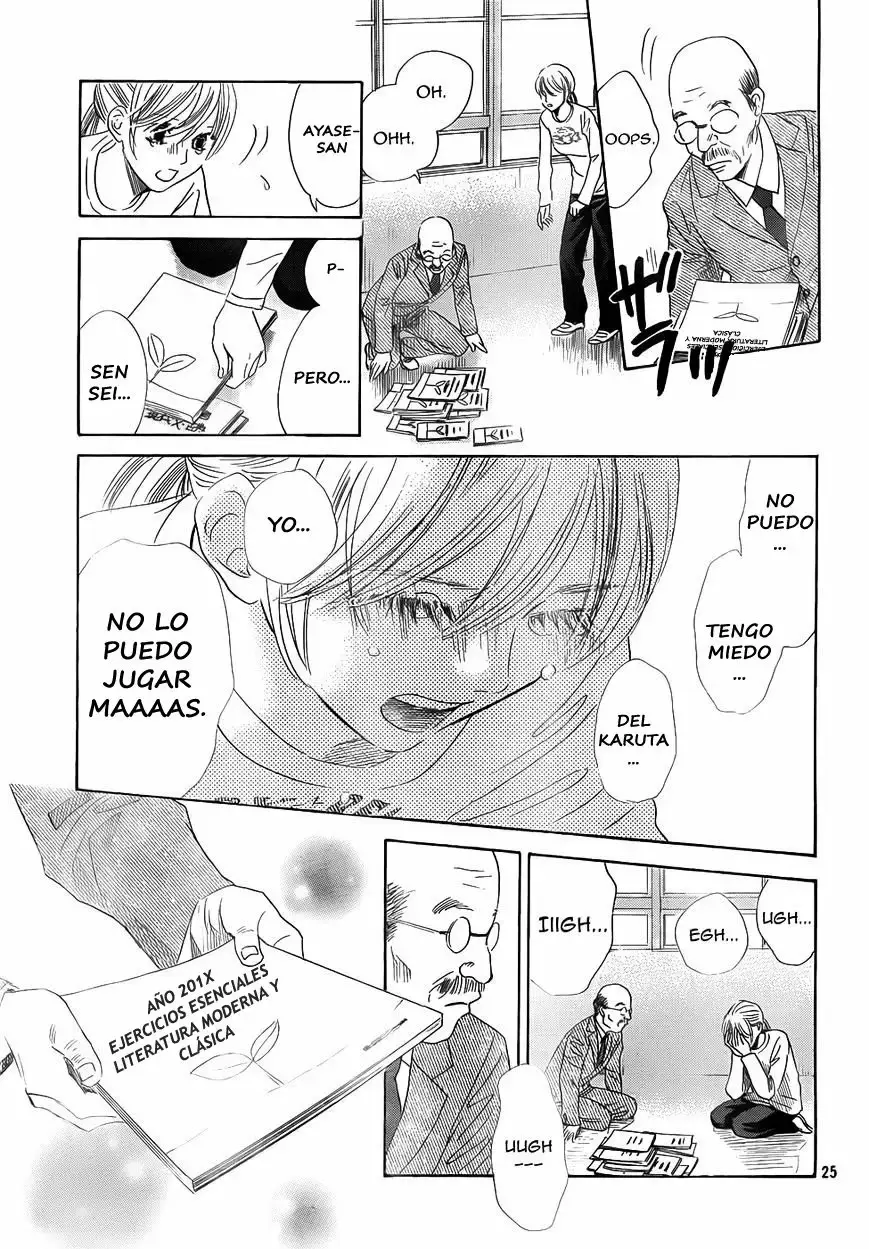 Chihayafuru capítulo 139, página 27