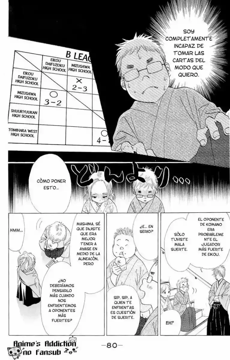 Chihayafuru capítulo 14, página 16