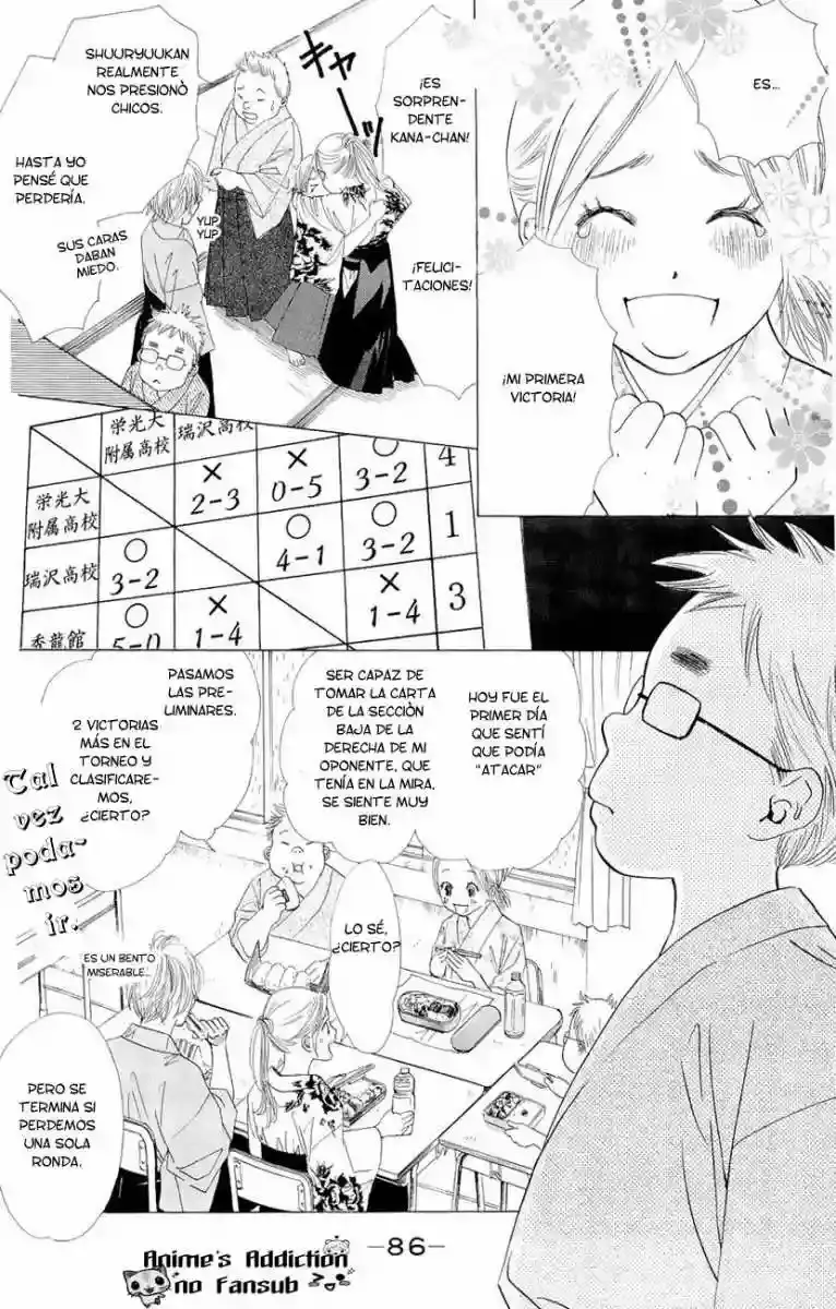 Chihayafuru capítulo 14, página 22