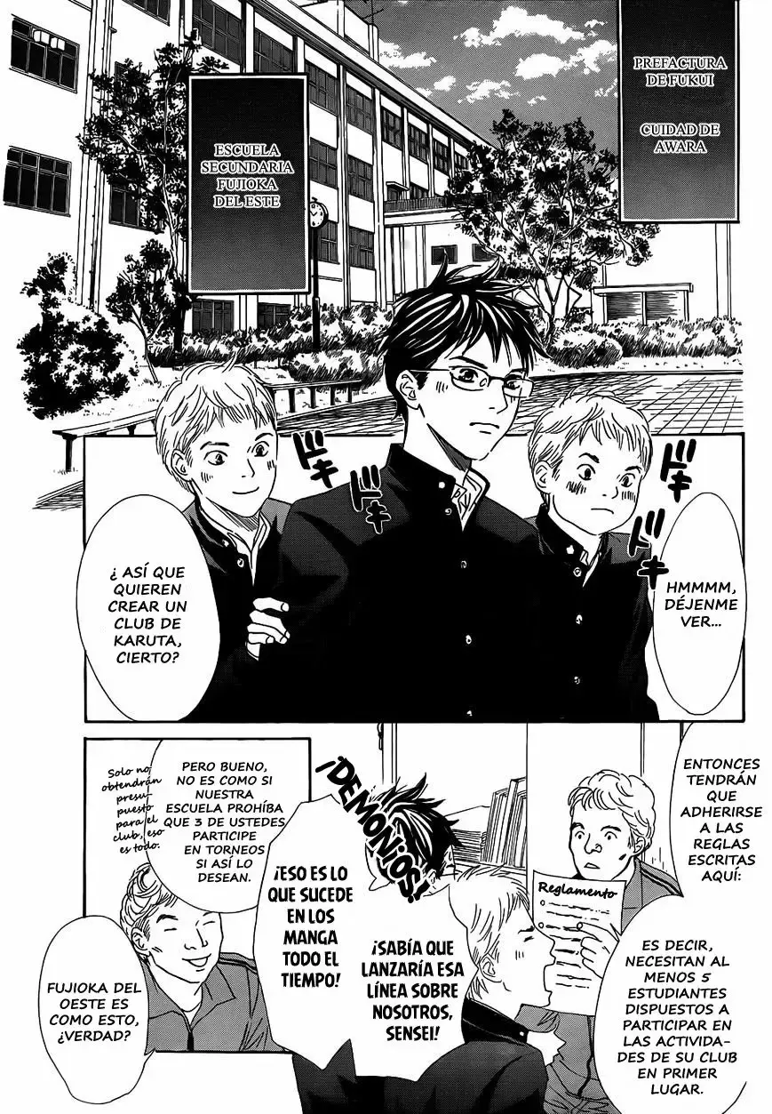 Chihayafuru capítulo 140, página 8