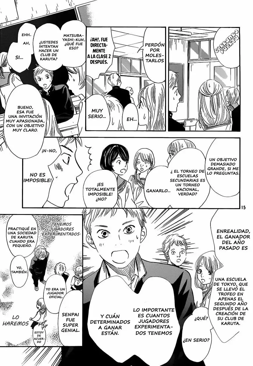 Chihayafuru capítulo 140, página 16
