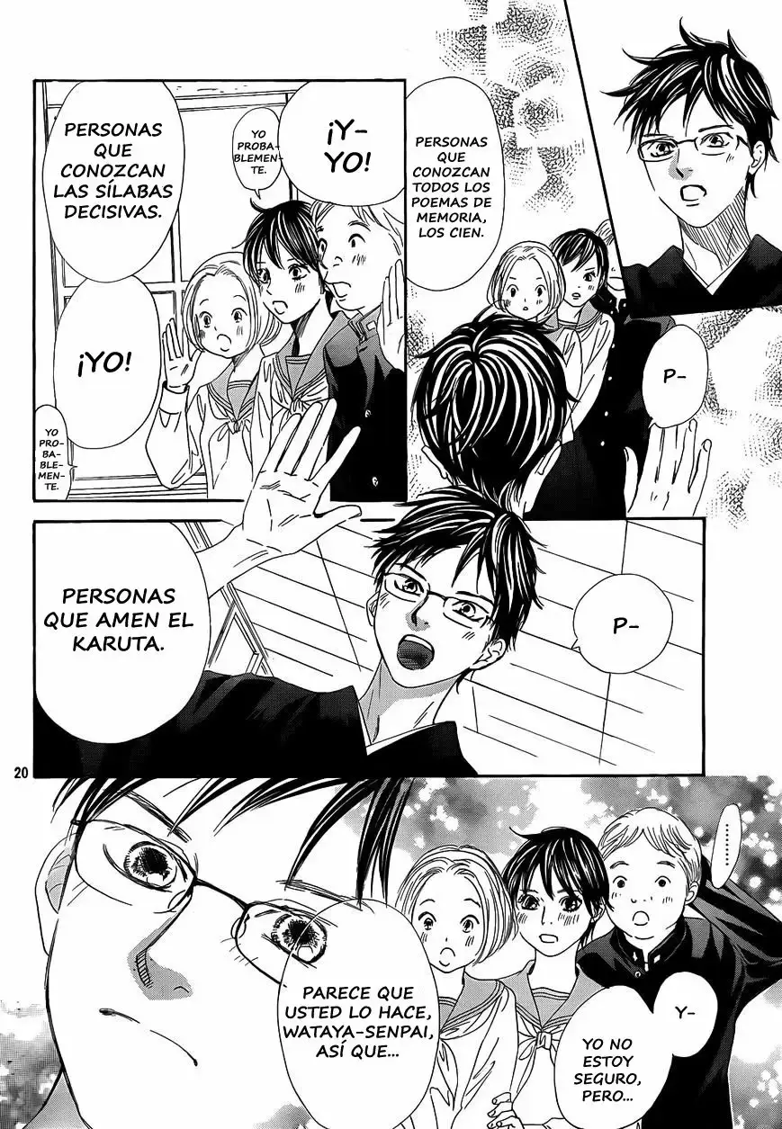 Chihayafuru capítulo 140, página 21
