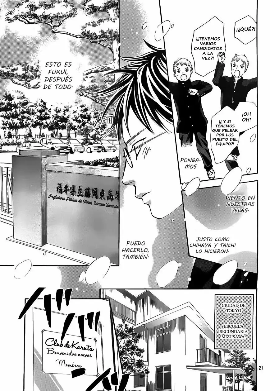Chihayafuru capítulo 140, página 22