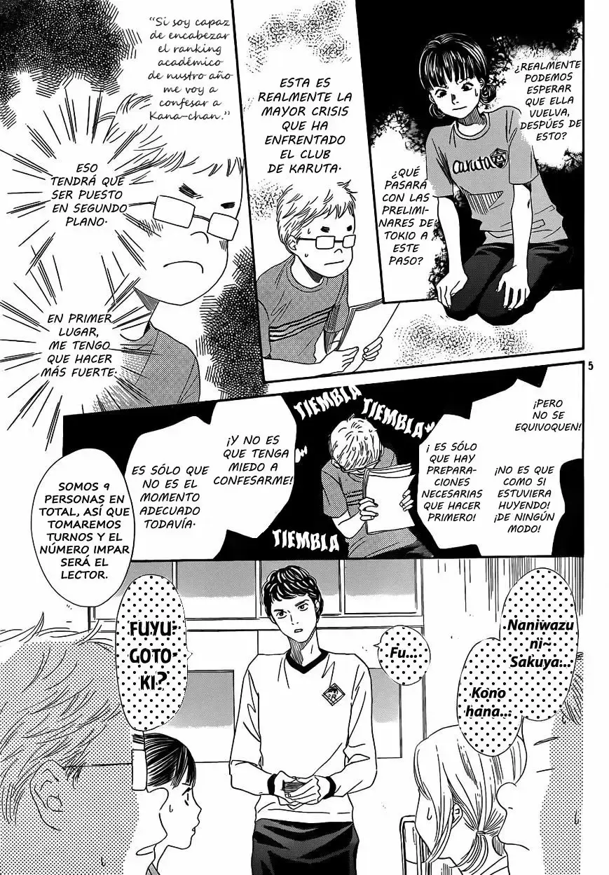 Chihayafuru capítulo 141, página 8