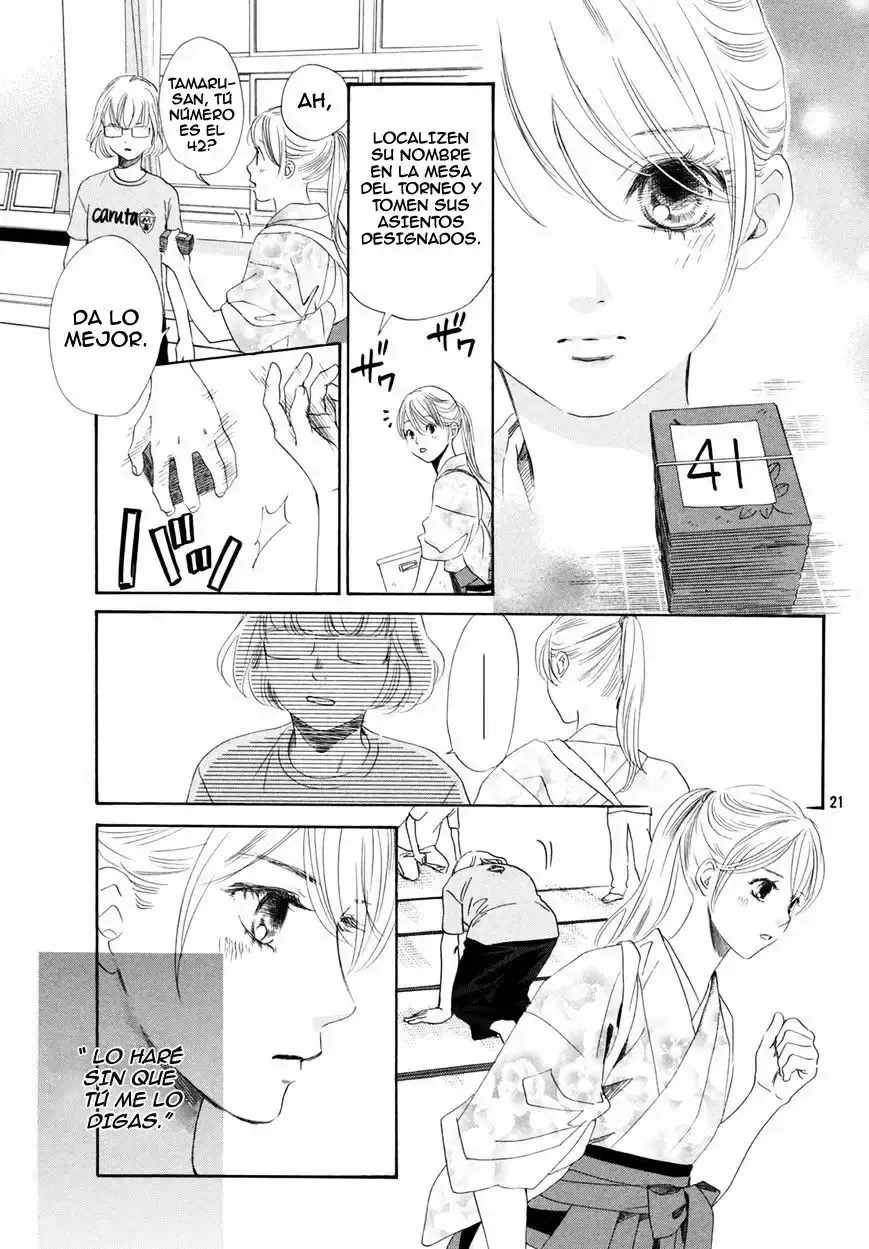 Chihayafuru capítulo 145, página 25