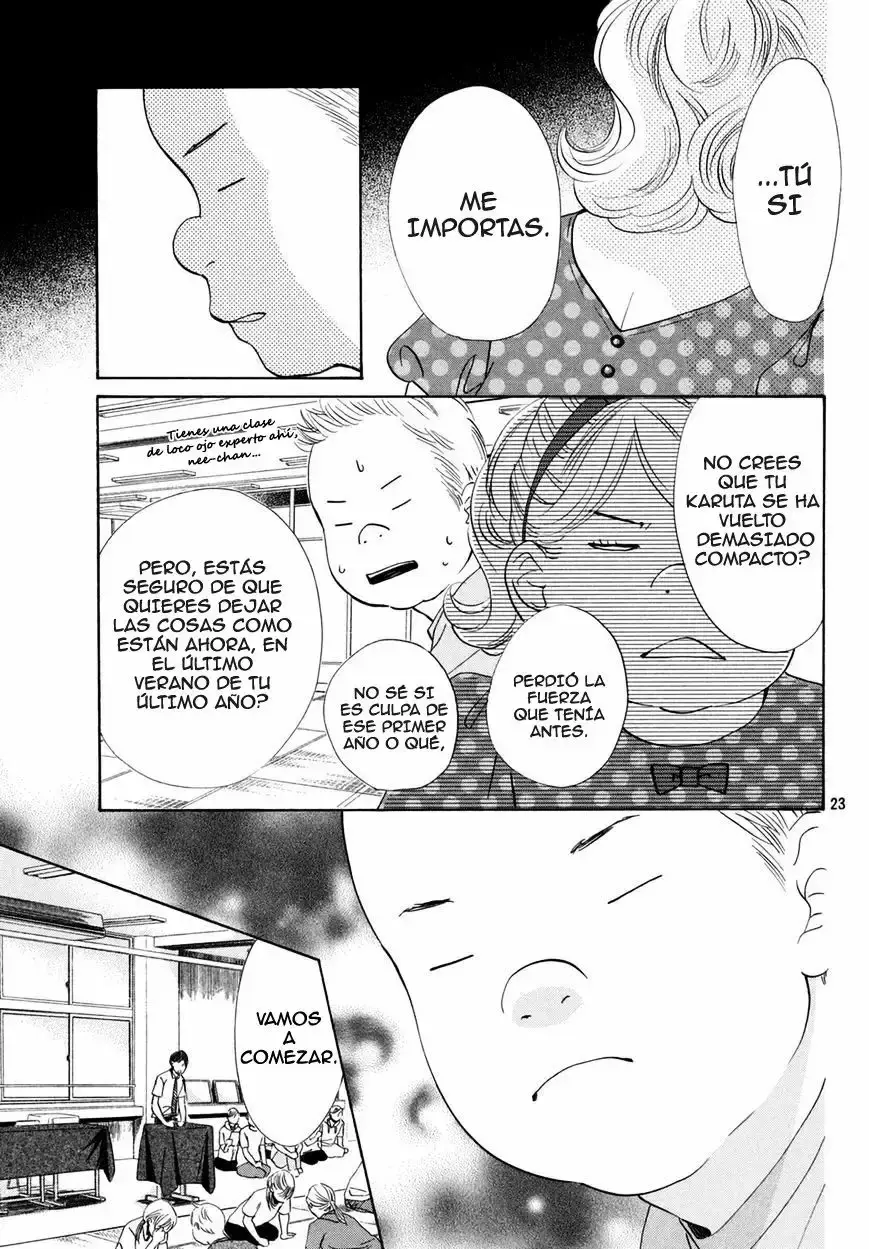 Chihayafuru capítulo 145, página 27