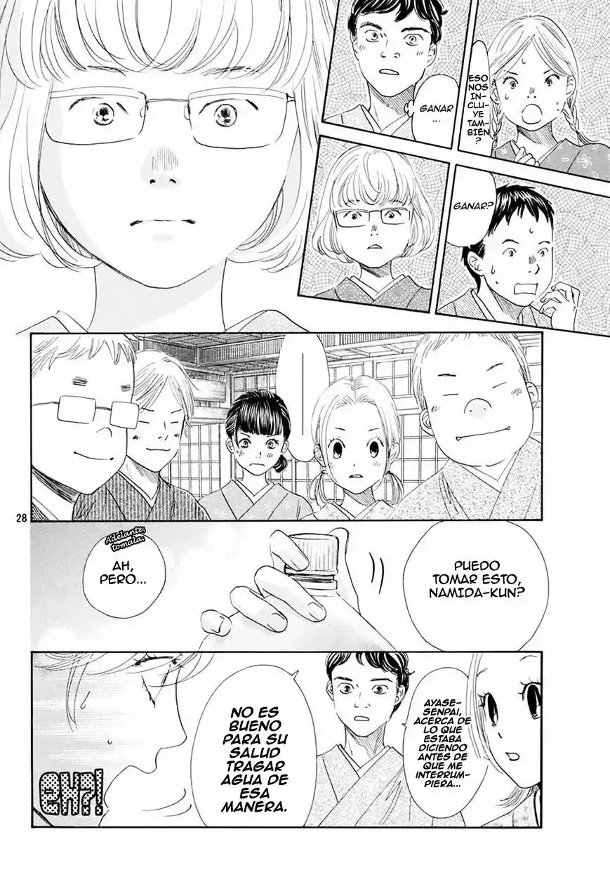 Chihayafuru capítulo 148, página 28