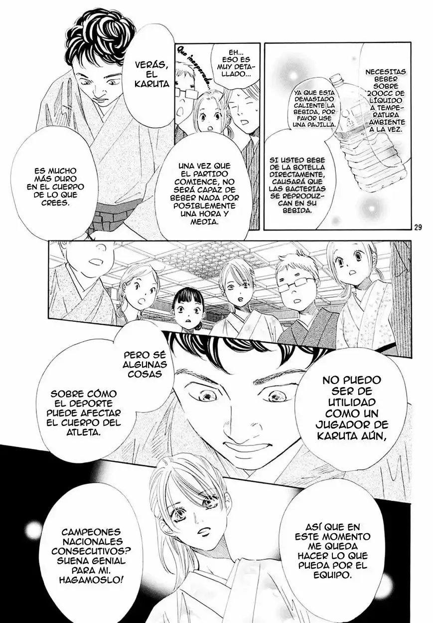 Chihayafuru capítulo 148, página 29