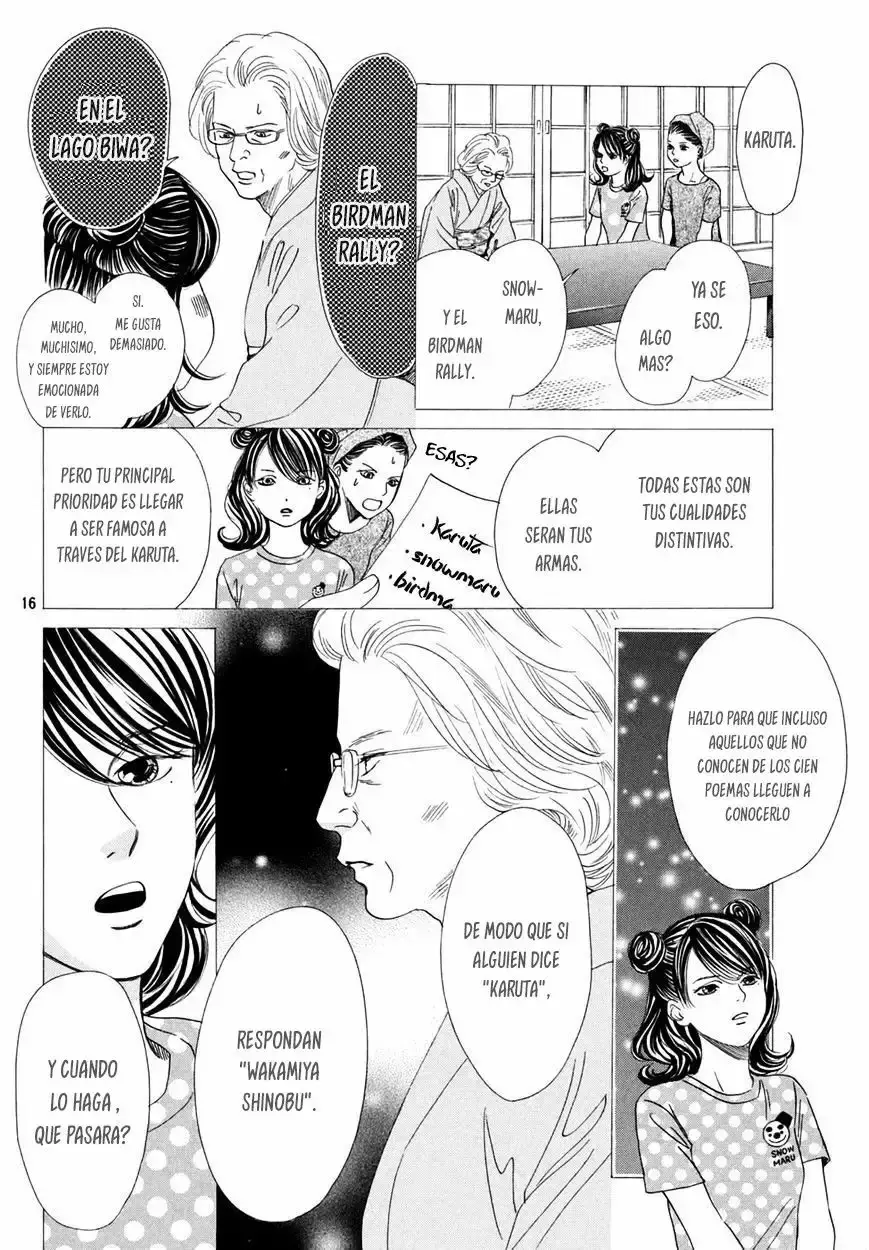 Chihayafuru capítulo 155, página 18