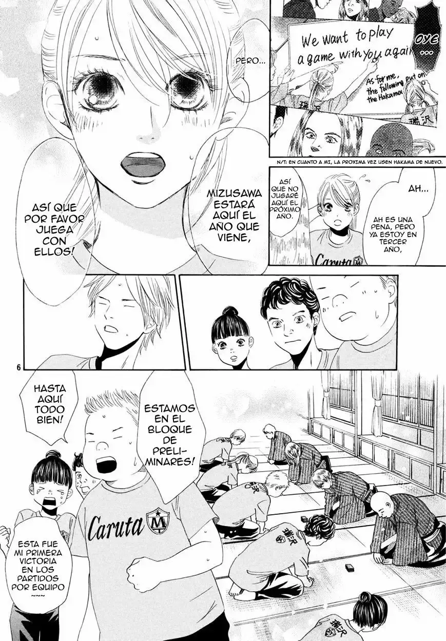 Chihayafuru capítulo 156, página 8