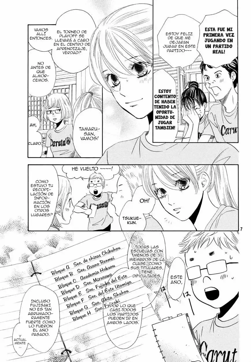 Chihayafuru capítulo 156, página 9
