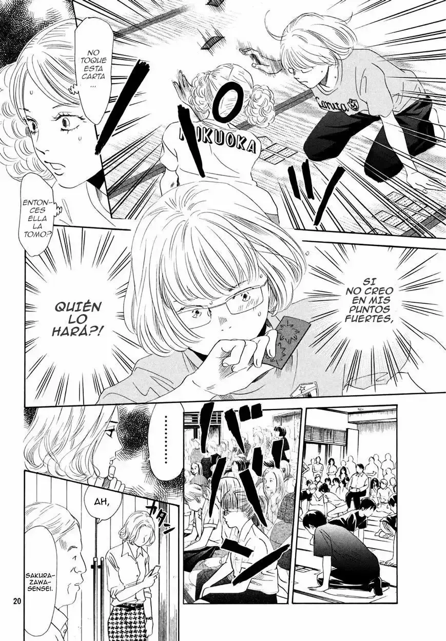 Chihayafuru capítulo 156, página 21