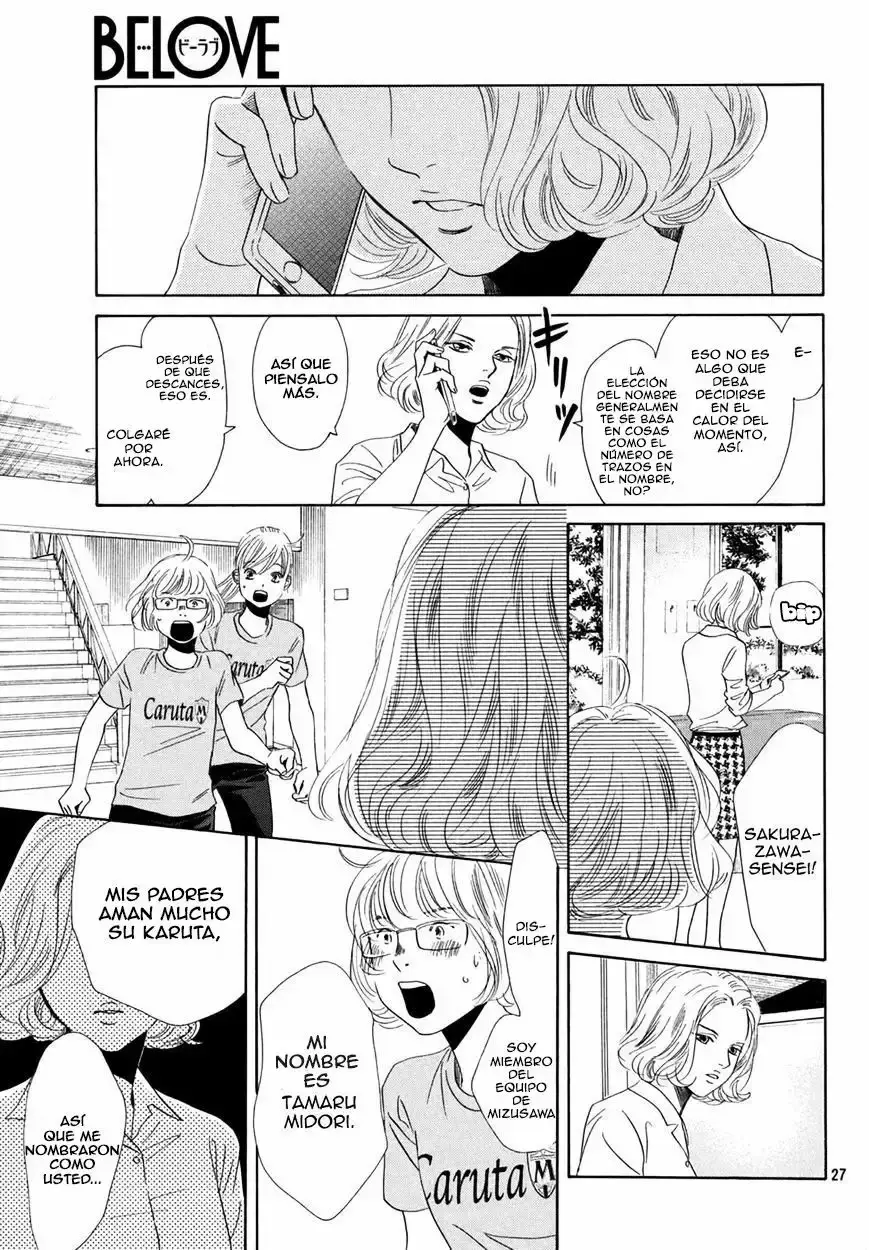 Chihayafuru capítulo 156, página 28