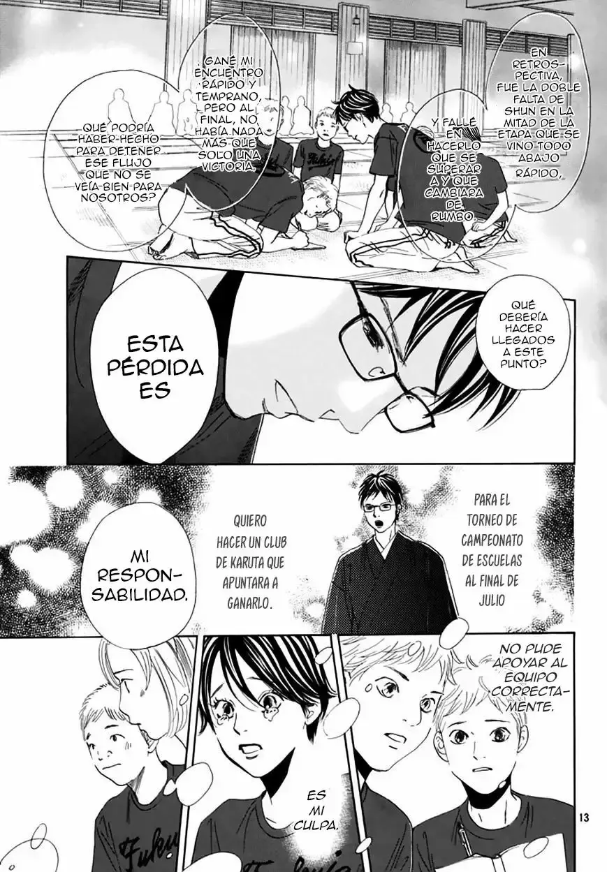 Chihayafuru capítulo 160, página 13