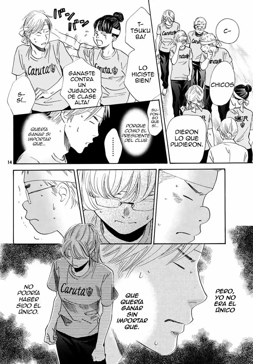 Chihayafuru capítulo 160, página 14