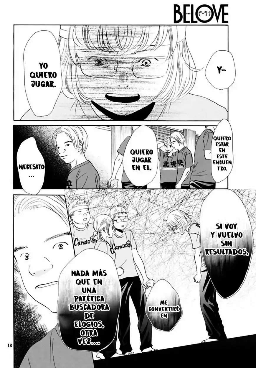 Chihayafuru capítulo 160, página 18