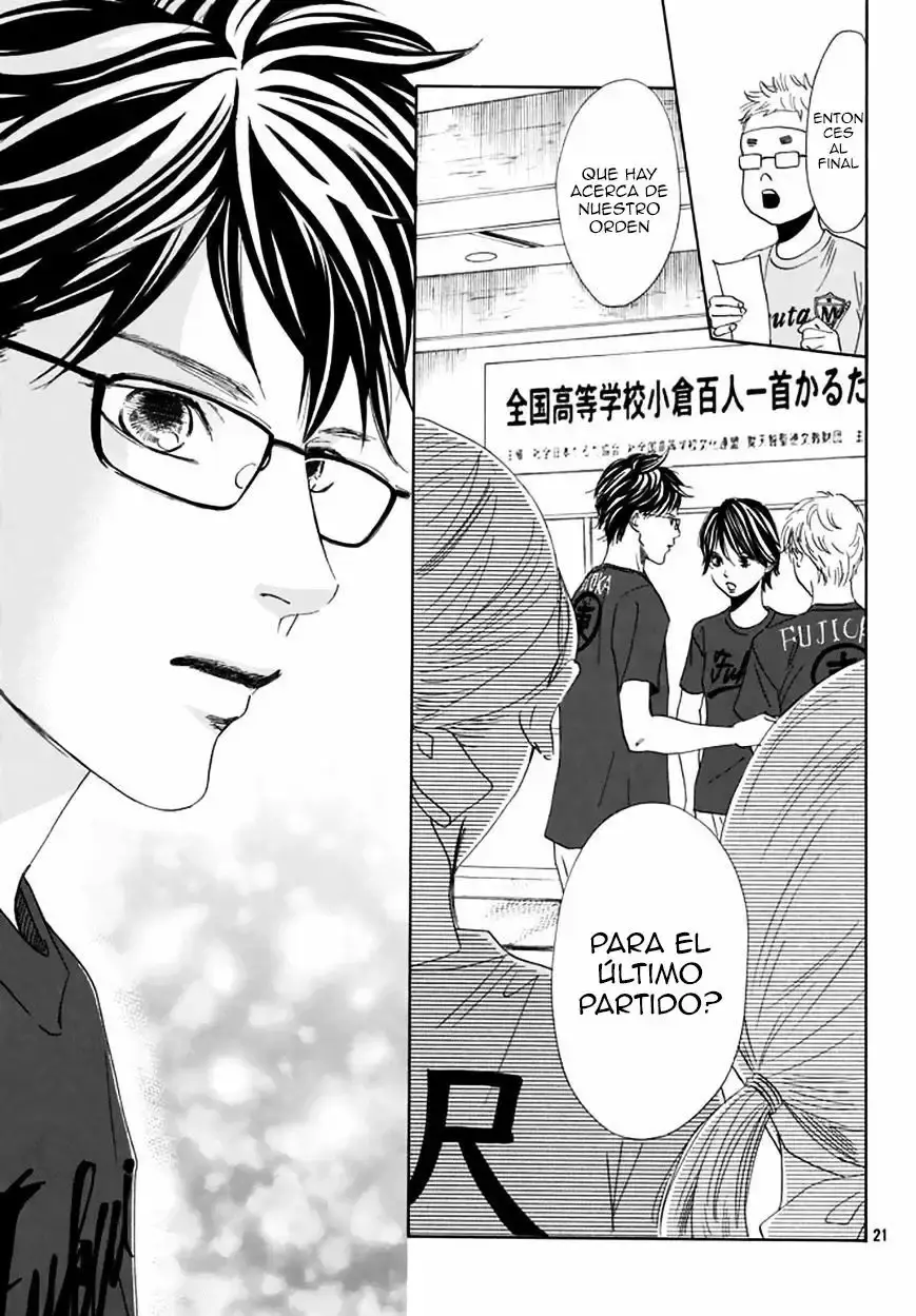 Chihayafuru capítulo 160, página 21