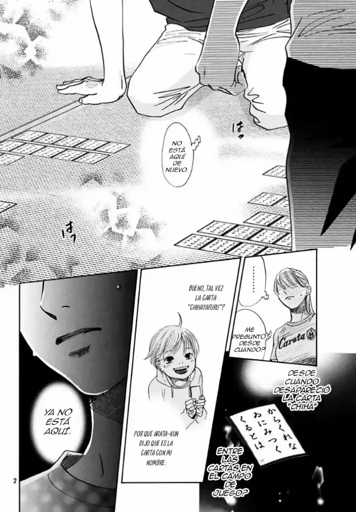Chihayafuru capítulo 162, página 4