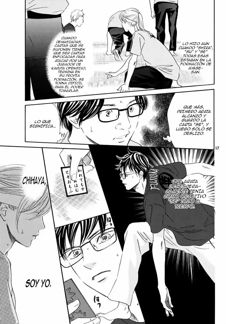 Chihayafuru capítulo 163, página 18