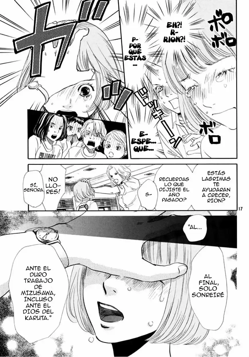 Chihayafuru capítulo 164, página 17