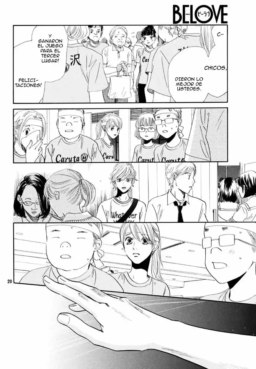 Chihayafuru capítulo 164, página 20