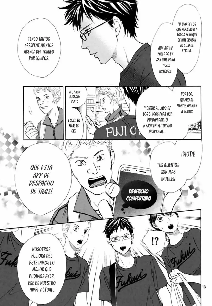 Chihayafuru capítulo 166, página 15