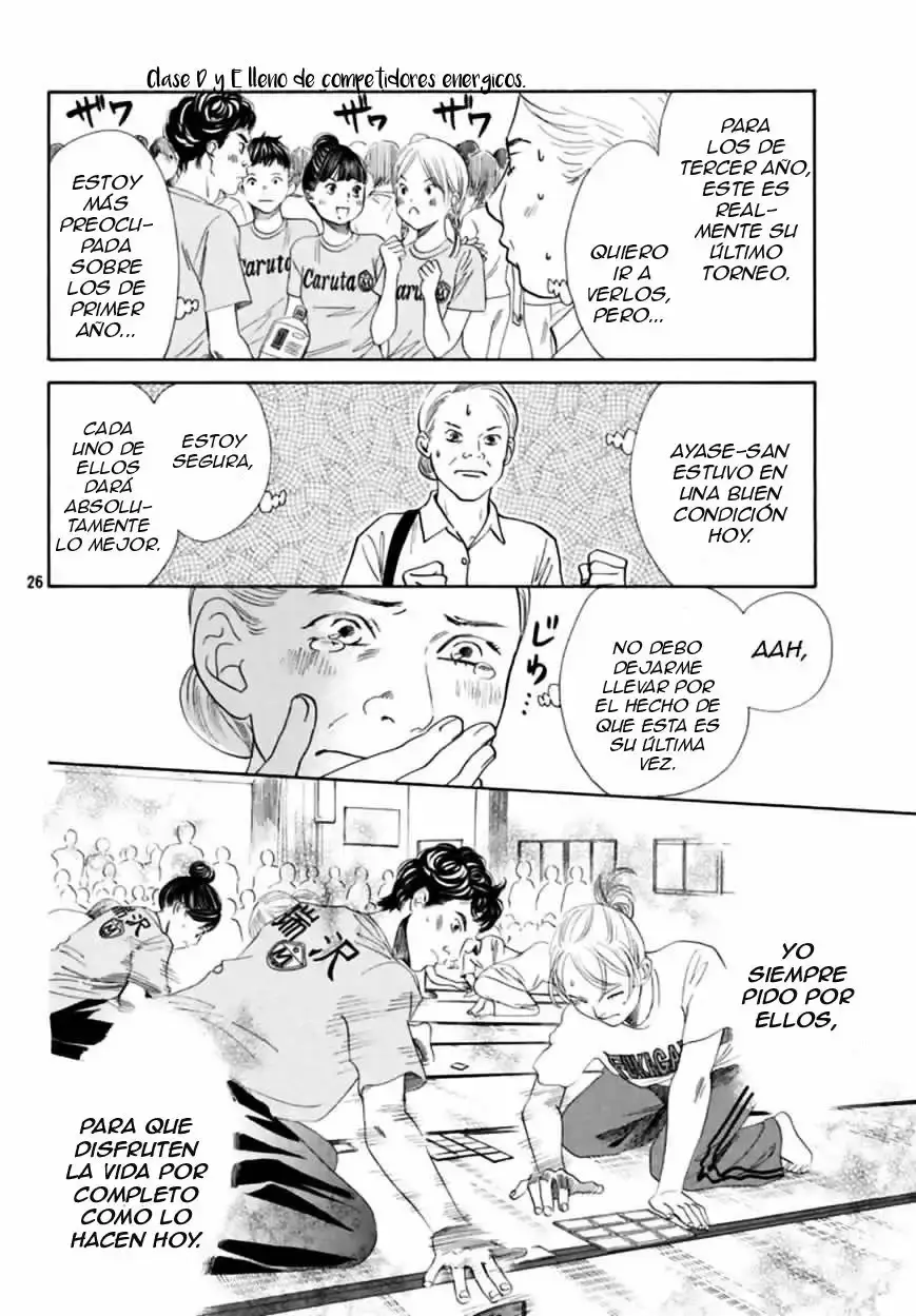 Chihayafuru capítulo 166, página 28