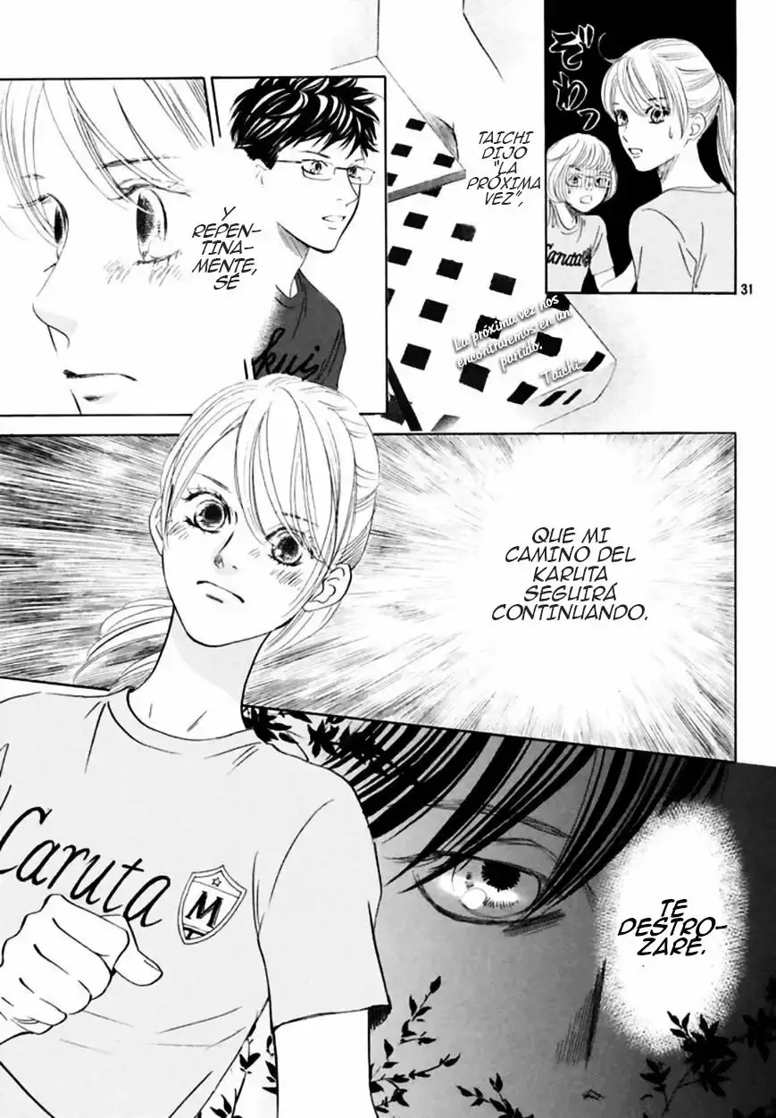 Chihayafuru capítulo 166, página 33