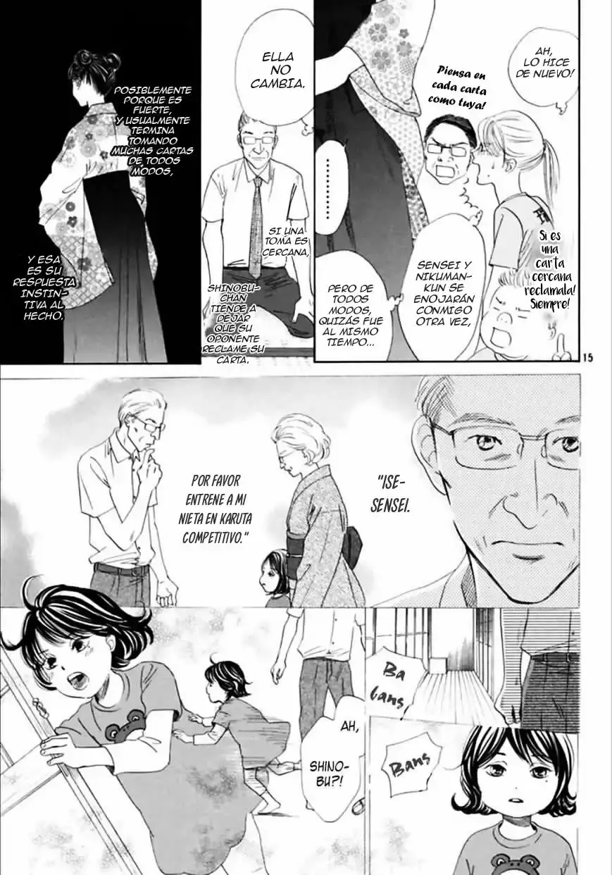 Chihayafuru capítulo 167, página 17
