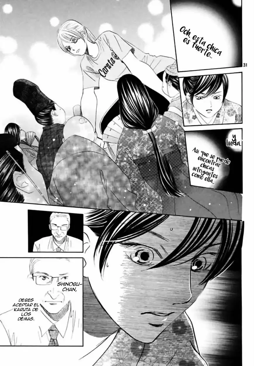 Chihayafuru capítulo 167, página 33