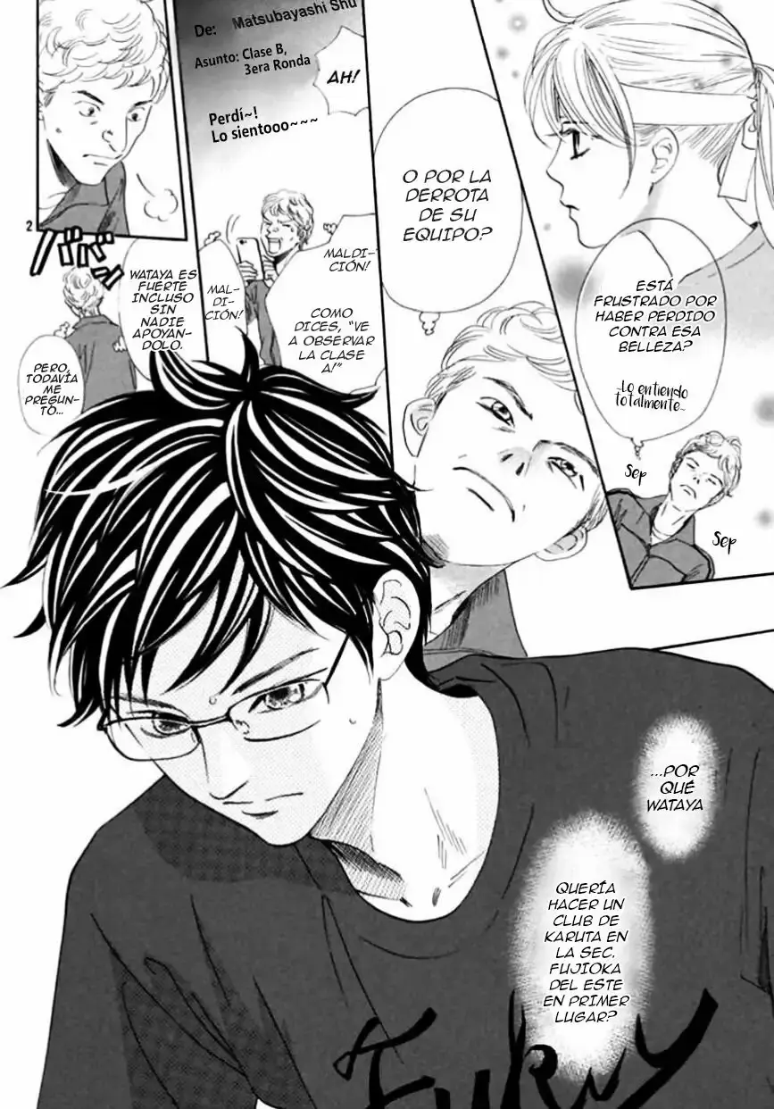 Chihayafuru capítulo 168, página 4
