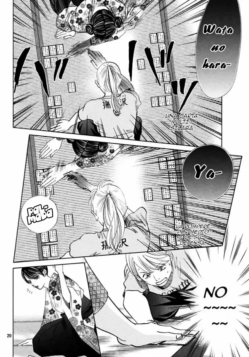 Chihayafuru capítulo 168, página 21