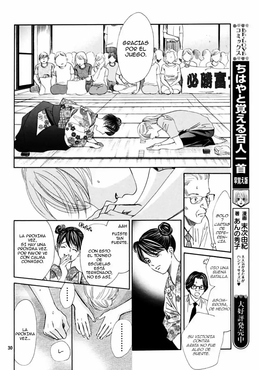 Chihayafuru capítulo 168, página 30