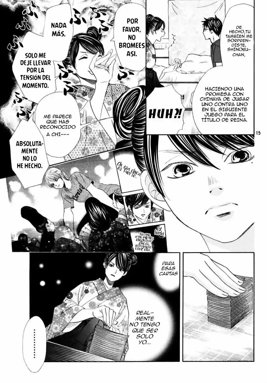 Chihayafuru capítulo 170, página 17