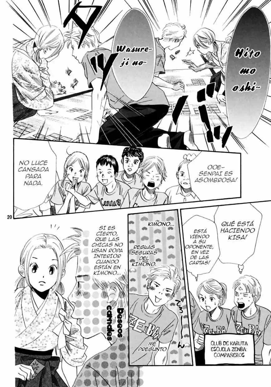 Chihayafuru capítulo 170, página 21