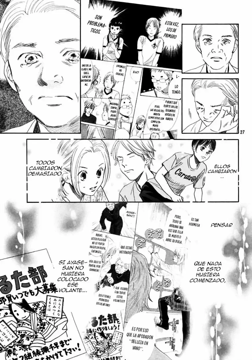 Chihayafuru capítulo 170, página 28