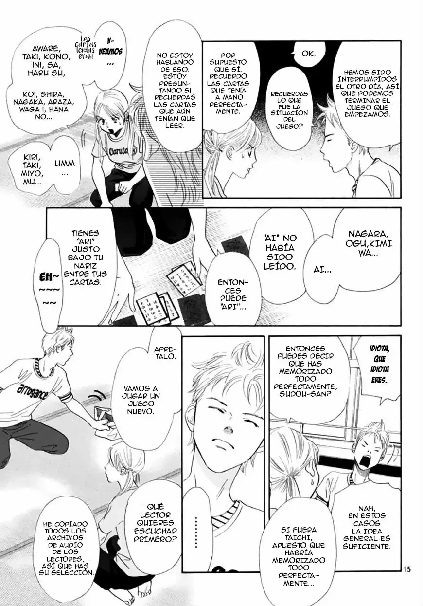 Chihayafuru capítulo 177, página 18