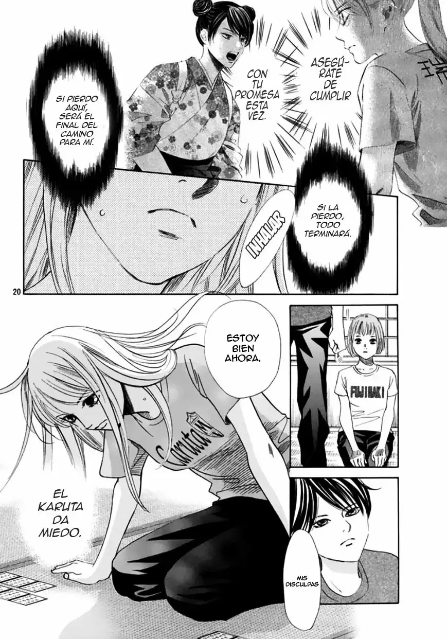 Chihayafuru capítulo 180, página 22