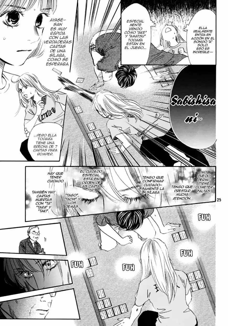 Chihayafuru capítulo 180, página 27
