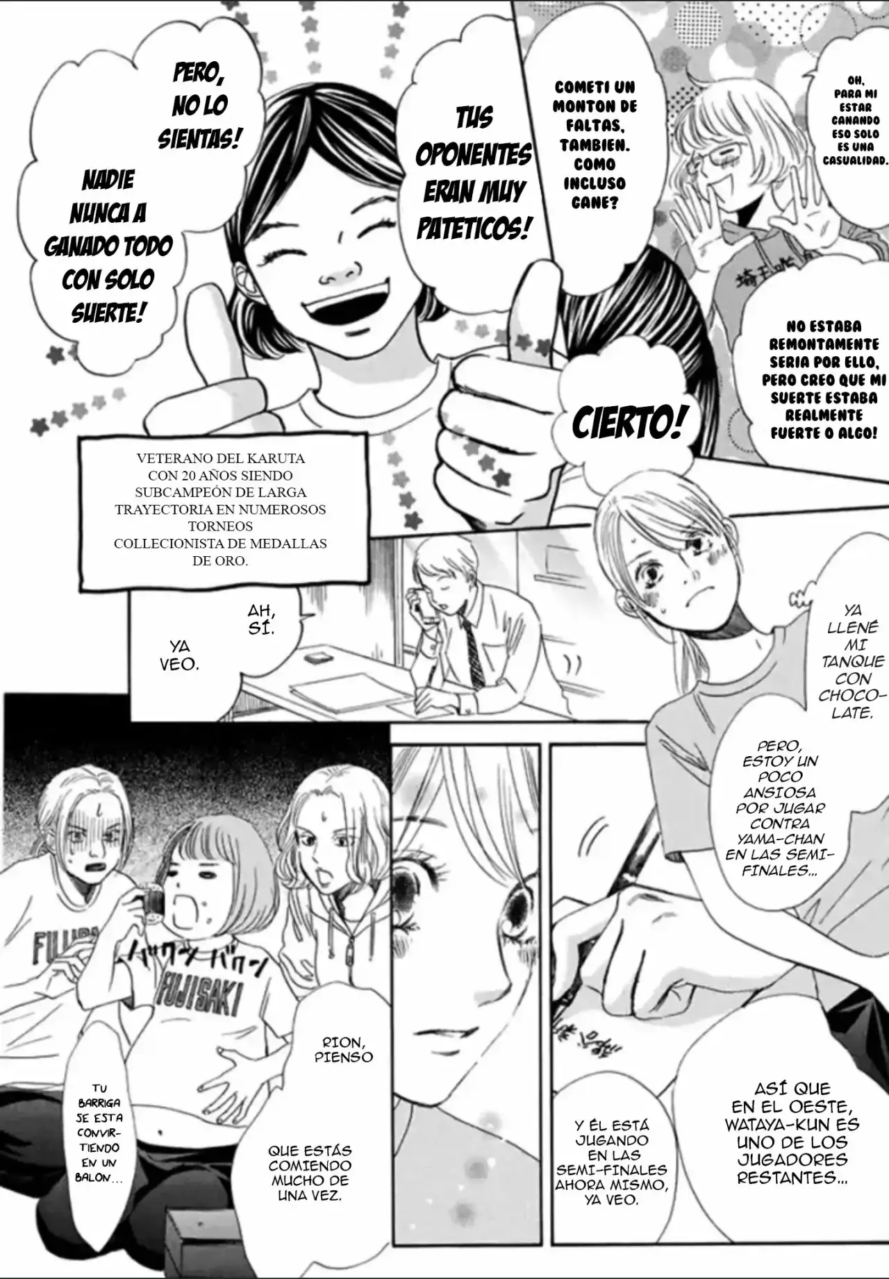 Chihayafuru capítulo 184, página 5