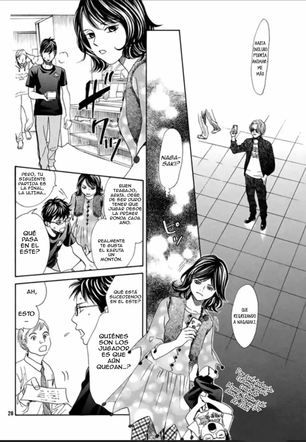 Chihayafuru capítulo 184, página 27