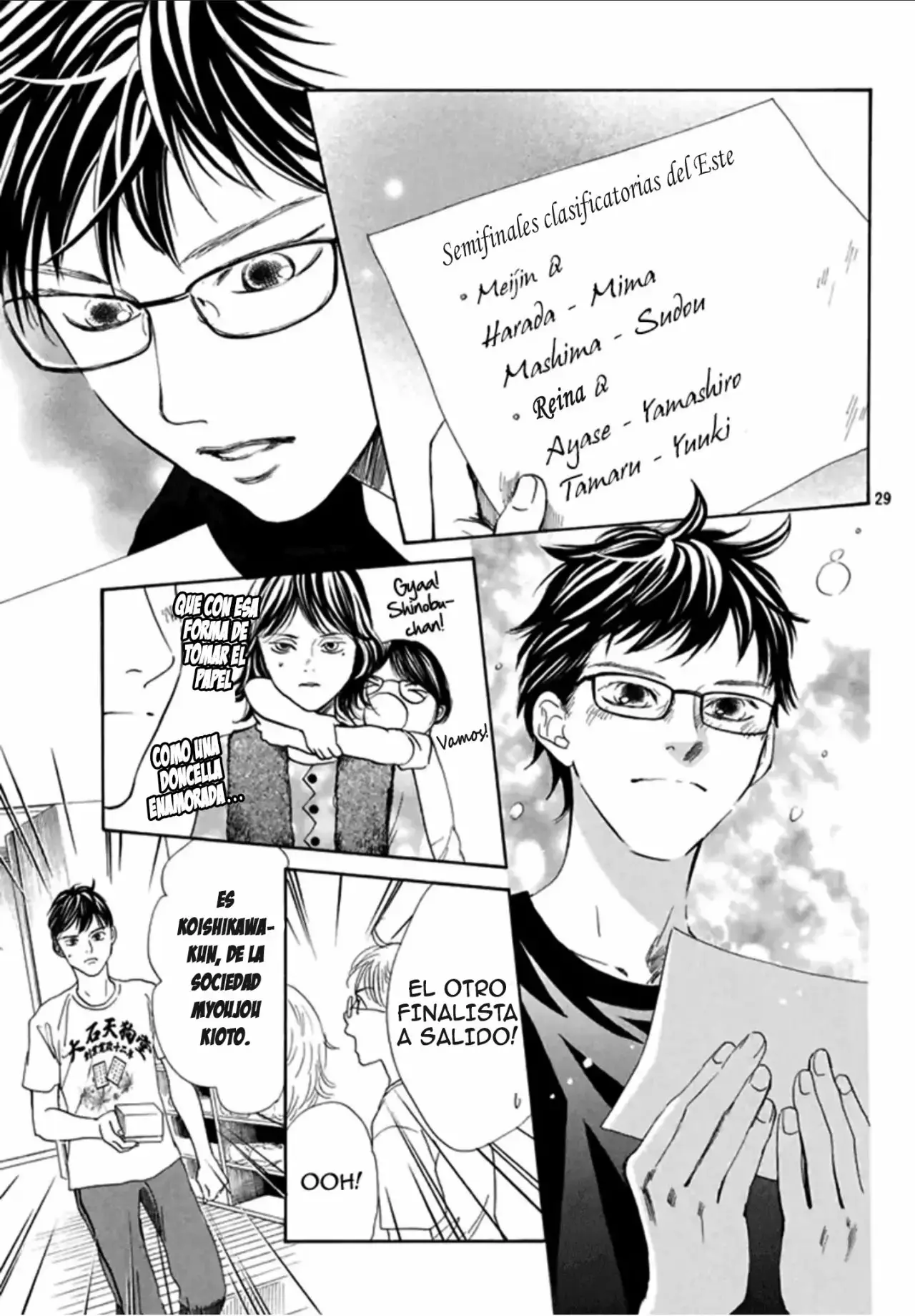 Chihayafuru capítulo 184, página 28