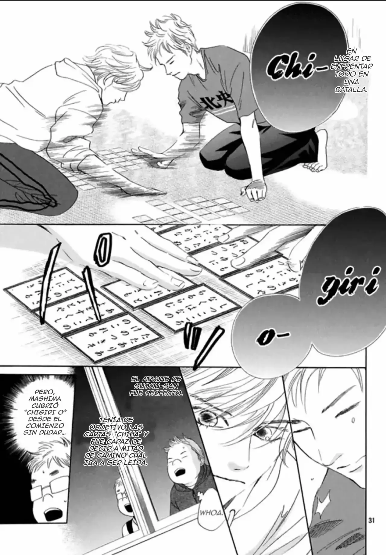 Chihayafuru capítulo 184, página 30