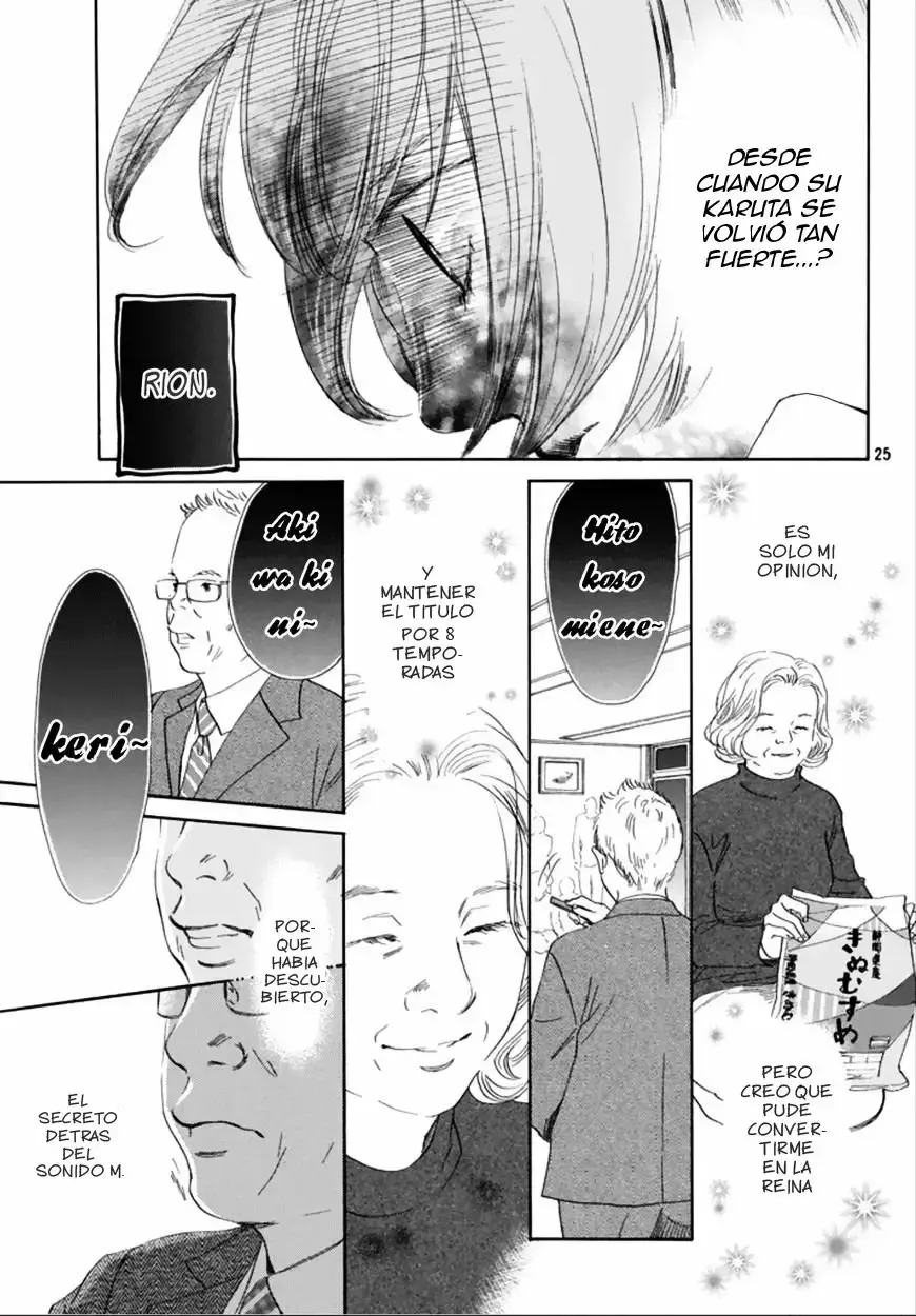 Chihayafuru capítulo 185, página 27