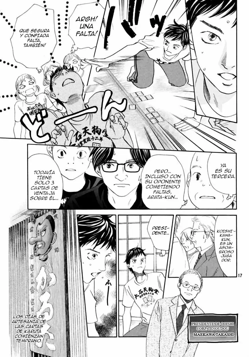 Chihayafuru capítulo 186, página 19