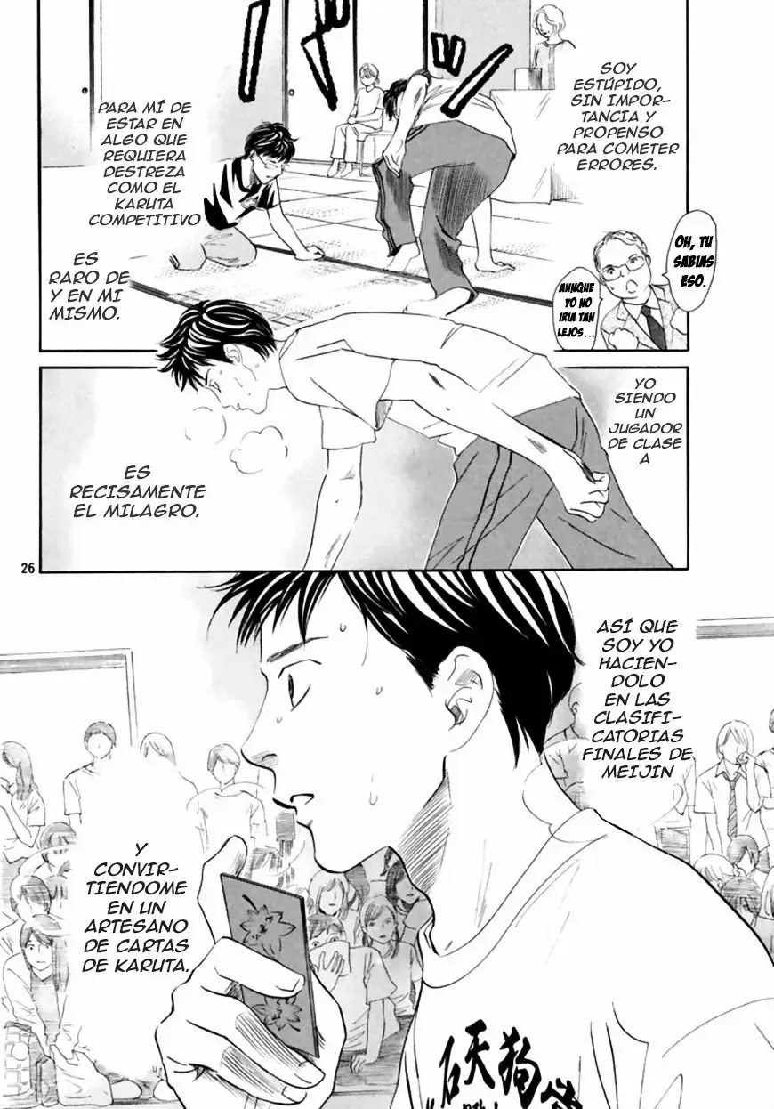 Chihayafuru capítulo 186, página 28
