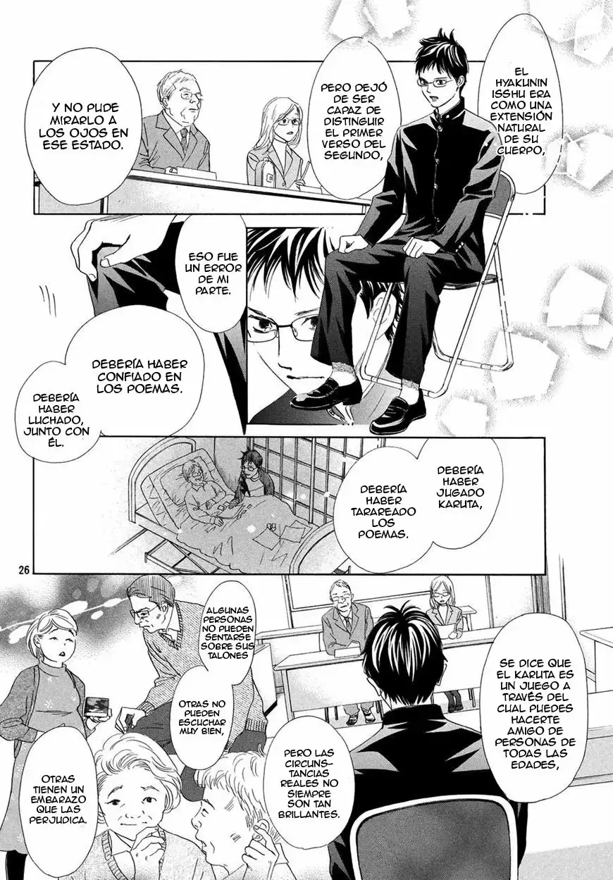 Chihayafuru capítulo 193, página 28