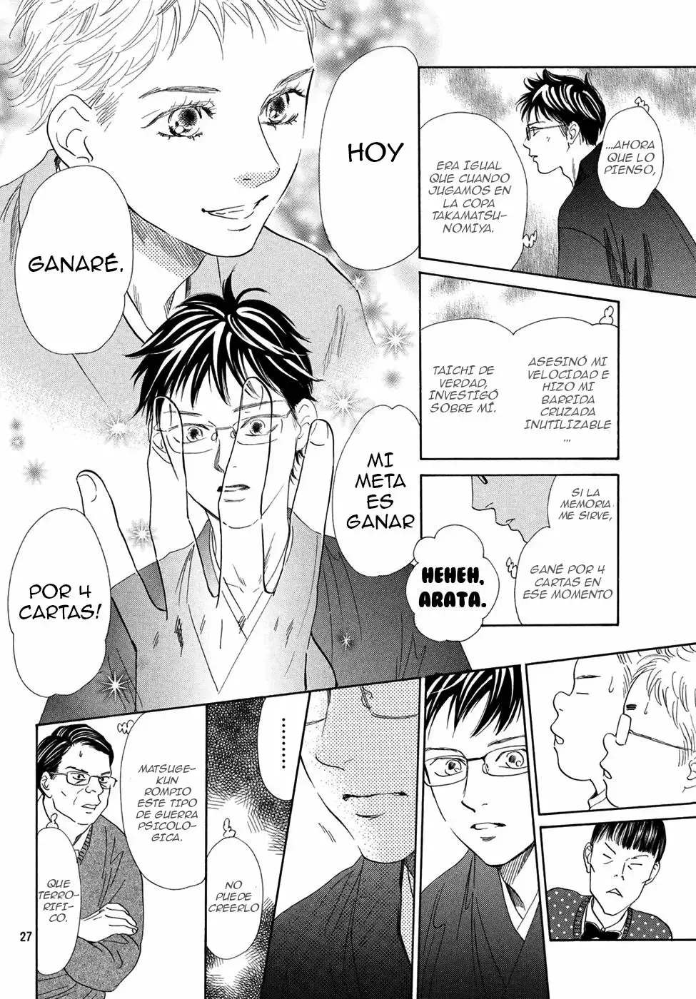 Chihayafuru capítulo 194, página 27